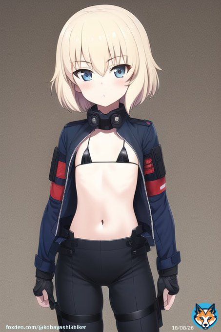 #NovelAI マイクロビキニなカチューシャ様概念()