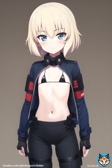 #NovelAI マイクロビキニなカチューシャ様概念()