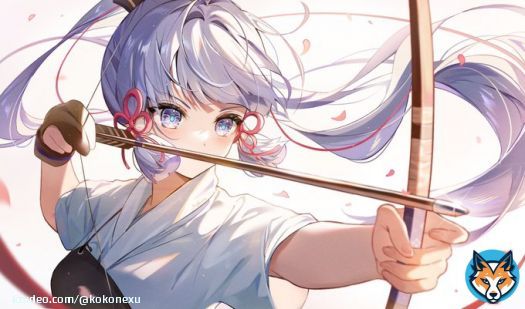 Kyudo Ayaka~  #原神 #GenshinImpact #神里綾華 #Ayaka