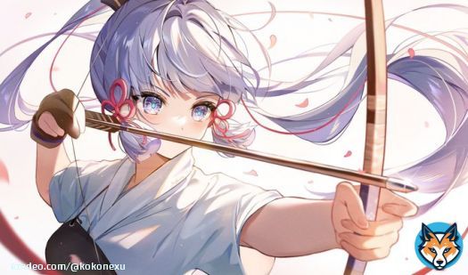 Kyudo Ayaka~  #原神 #GenshinImpact #神里綾華 #Ayaka