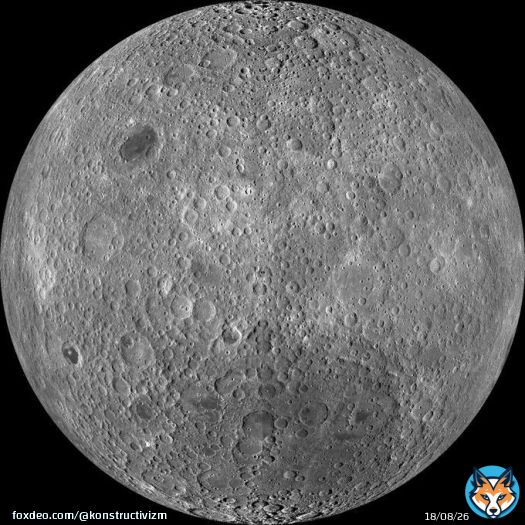 The side of the moon you never saw with your own eyes Credit: NASA