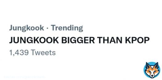 WE DID IT!!!  LET&rsquo;S TREND HIGHER  JUNGKOOK BIGGER THAN KPOP