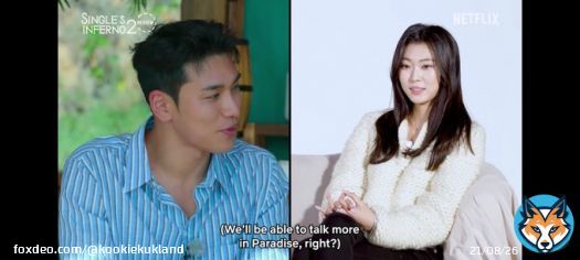 Nadine : he tricked me here   Pkss i laughed so hard  #SinglesInferno2 #SinglesInferno2Ep9