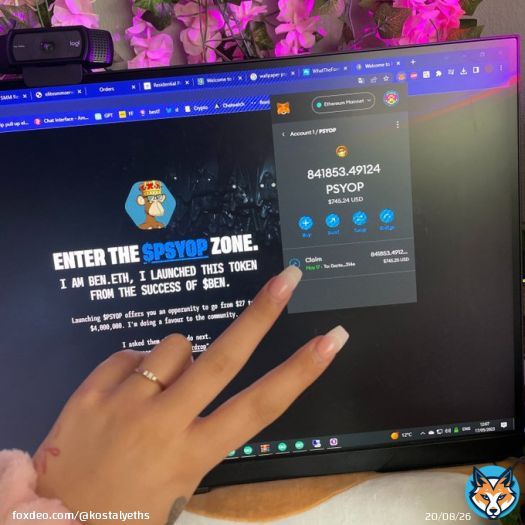 What is happening? I just claimed $740 worth of $PSYOP tokens for FREE on their airdrop??    is their official site, be safe   #PSYOP $PEPE #PEPE #PEPEARMY #Bitcoin #BAYC #NFTs $JASMY $MONG #MONGARMY $DONS $CAPO #SIMPSON #VOLT #HEX $pls #Binance $BEN