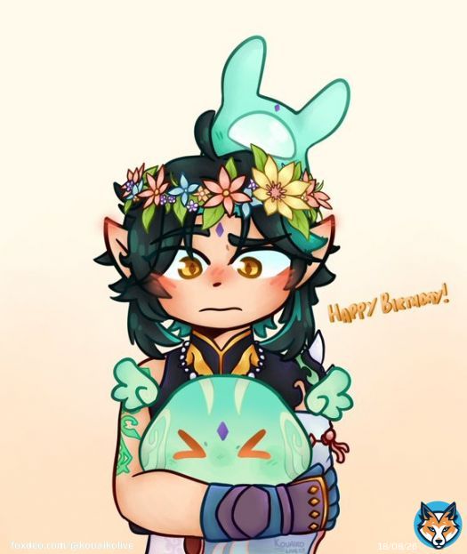 Happy birthday to our beloved!!The travelers got some new companions for Xiao  #魈生誕祭2023 #魈 #原神 #GenshinImpact #Xiao