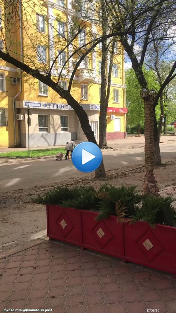A little girl walking so far desolated street in the downtown of #Kramatorsk singing the famous 'Oi u luzi chervona kalyna' song. Turn up the volume  \ud83c\uddfa\ud83c\udde6  #Ukraine #RussiaInvadedUkraine  #Україна  #Краматорськ #chervonakalyna
