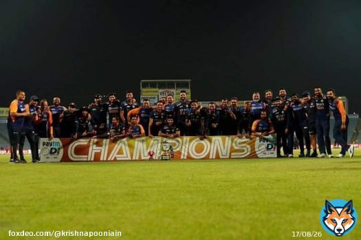 Congratulations #TeamIndia for the victory against #England. Winning the match and the series is just superb! Kudos to the entire team for a brilliant performance. Again Congrats #INDvsENG_2021