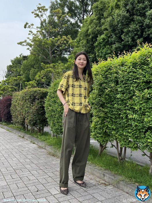 楽しみにしていたUNIQLO&times;MARNI 買って早速着た \ud83d\udc2f \u2600\ufe0f   #UNIQLOMARNI #ユニクロマルニ