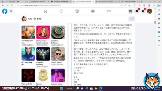 銀河連合　タイの隊員から  一方、ブラジル、ロシア、インド、中国、南アフリカなどのBRICS諸国の中央銀行は、ロスチャイルドの オイルダラーから脱出でき、 破産することはありません。  150以上のBRICS諸国がすでに金に裏打ちされた 通貨に切り替えています。