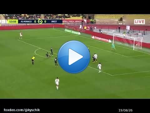 Монако - Брест 1-0 гол Головин  через @YouTube  Хорош