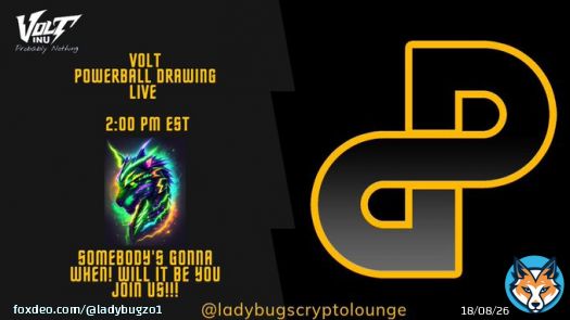 #VOLT It's Going Down Powerball Drawing Today Join At 2PM Est. TodaySOMEBODY Is Gonna WIN and It Might be You! @VoltInuOfficial  @KvltDeFi #VDSC #VOLTICHANGE #VOLTIECO #VOLTIFLEX #SHIB #BITCOIN    #BNB