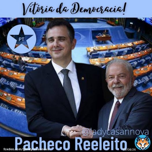 Boa noite querido amigo Wilmar  e queridos companheiros da trilha vermelha  #PachecoREELEITO Perdeu Man&eacute; e Democracia Sempre #LulaPresidente #DemocraciaInabalada