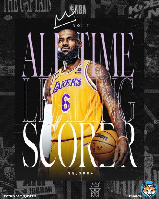After 39 years, the NBA has a new #ScoringKing  Salute, @kingjames.