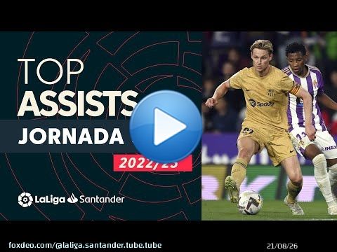 LaLiga Best Assists: Valverde, De Jong & Aleix Vidal