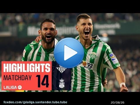 REAL BETIS - UD LAS PALMAS 1-0 | RESUMEN | Willian Jos&eacute; firma la victoria del Real Betis