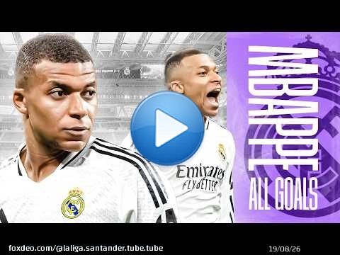 &iexcl;Los 31 GOLES de KYLIAN MBAPP&Eacute; EN LALIGA 2024/25