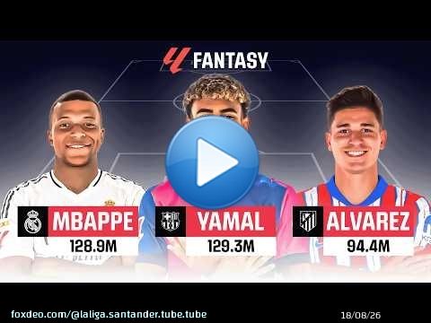 &iexcl;Los 20 JUGADORES M&Aacute;S VALIOSOS de LALIGA FANTASY 2025/26!