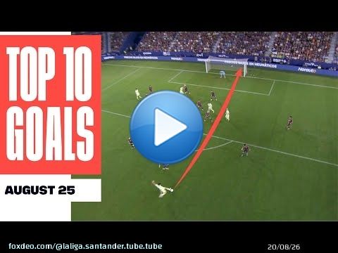 El LATIGAZO de PEDRI | &iexcl;Los 10 MEJORES GOLES de AGOSTO! \u26bd\ud83d\udd1d