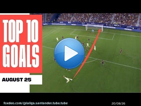 El LATIGAZO de PEDRI | &iexcl;Los 10 MEJORES GOLES de AGOSTO! \u26bd\ud83d\udd1d