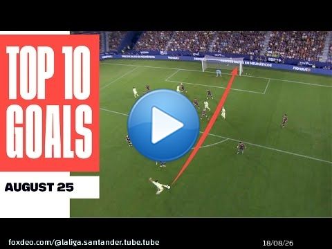 El LATIGAZO de PEDRI | &iexcl;Los 10 MEJORES GOLES de AGOSTO! \u26bd\ud83d\udd1d