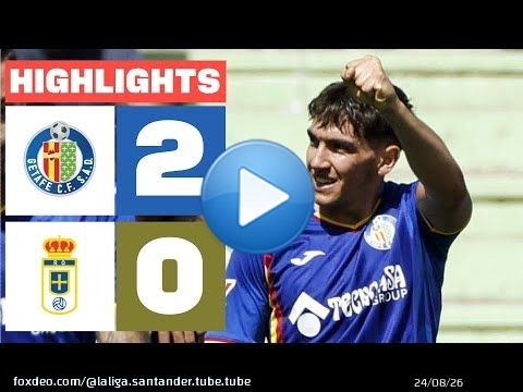 GETAFE CF 2 - 0 REAL OVIEDO | RESUMEN LALIGA EA SPORTS