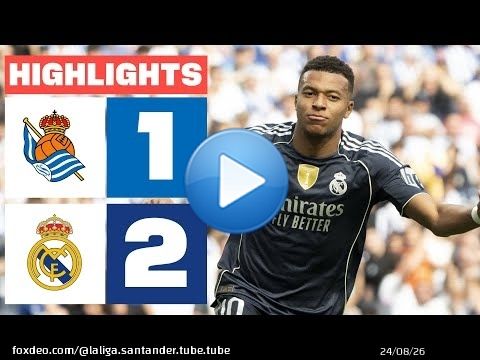 REAL SOCIEDAD 1 - 2 REAL MADRID | RESUMEN LALIGA EA SPORTS