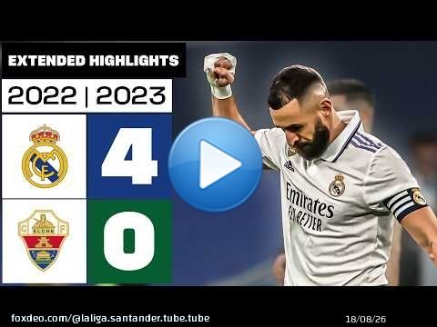 Cuando BENZEMA marcó un doblete mágico \ud83c\udfaf | Real Madrid 4-0 Elche CF 2022/23