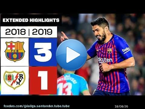 Cuando SUÁREZ finalizó la jugada con estilo \u2728 | FC Barcelona 3-1 Rayo Vallecano 2018/19
