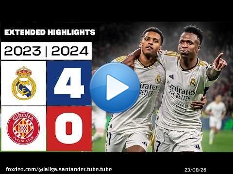 Cuando el REAL MADRID frenó el sueño del GIRONA | Real Madrid 4-0 Girona FC 2023/24