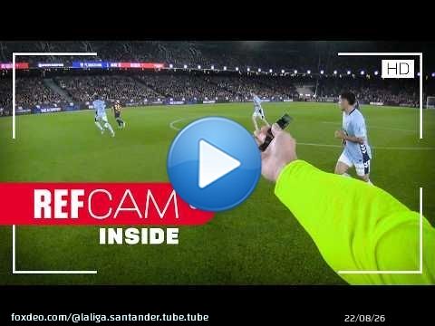 El GOL de LAMINE YAMAL, desde los ojos del ÁRBITRO (RefCam)