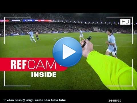 El GOL de LAMINE YAMAL, desde los ojos del ÁRBITRO (RefCam)