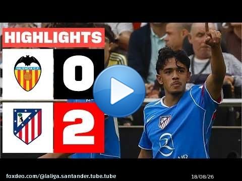 VALENCIA CF 0 - 2 ATLÉTICO DE MADRID | RESUMEN LALIGA EA SPORTS