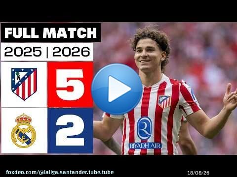 Atlético de Madrid 5 - 2 Real Madrid 2025/26 PARTIDO COMPLETO