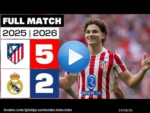 Atlético de Madrid 5 - 2 Real Madrid 2025/26 PARTIDO COMPLETO