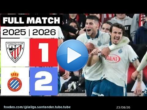 Athletic Club 1 - 2 RCD Espanyol 2025/26 PARTIDO COMPLETO