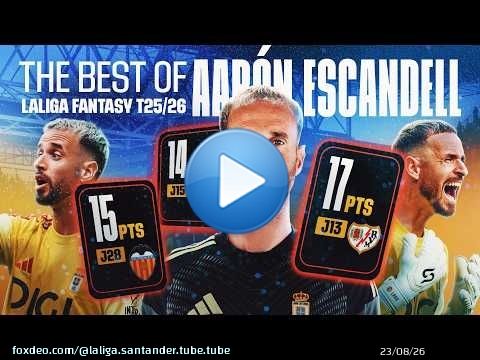 Las 10 MEJORES puntuaciones de AARÓN ESCANDELL en LALIGA FANTASY \u2b50