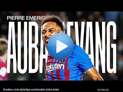 Lo MEJOR de AUBAMEYANG con el FC BARCELONA en LALIGA \ud83d\udd35\ud83d\udd34
