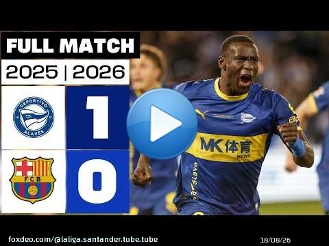 Deportivo Alavés 1 - 0 FC Barcelona 2025/26 PARTIDO COMPLETO