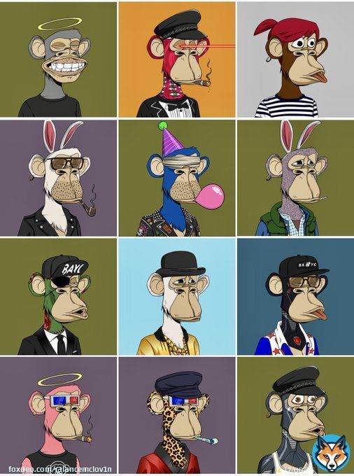 My @BitApes_btc squad so far, that  is still coming out!  #Bitapes #Bitcoin