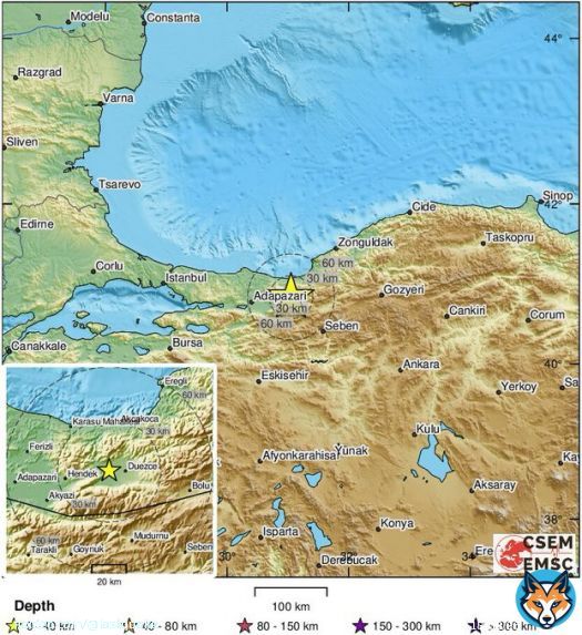 #Earthquake (#deprem) M3.0 occurred 11 km W of #D&uuml;zce (#Turkey) 16 min ago (local time 19:07:54). More info at: