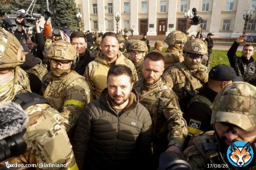 Зеленский в Херсоне, а пыня в бункере  - давайте ходить друг к другу в гости: вы к нам на именины, мы к вам на похороны, - как говорят в Одессе..