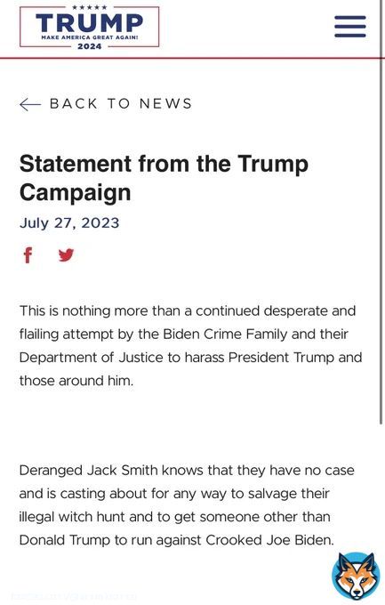 So let me get this straight.   The same day Sam Bankman Fried has all campaign finance charges dropped against him by the Department of Justice, Donald Trump is faced with more charges?   This is absurd. Trump&rsquo;s 56-year-old groundskeeper CarlosDe Oliveira has also been charged&hellip;&nbsp;Show more