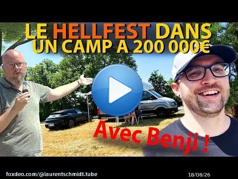 Le HELLFEST avec @Benjamin Workshop en VW Grand California  !