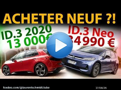 FAUT-IL ACHETER NEUF ?! ID.3 à 13 000 € ou ID.3 Neo à 34 990 € ? \u2b50