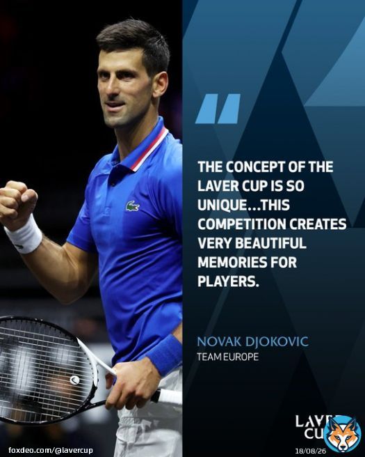 Novak Djokovic is thriving at #LaverCup London 2022.