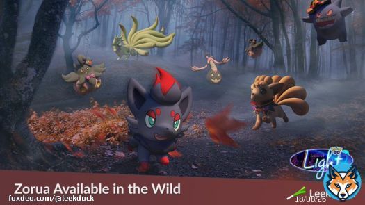 Zorua is now appearing in the wild worldwide during Part II of the Pok&eacute;mon GO Halloween event.   In the wild, Zorua will have the appearance of your current Buddy Pok&eacute;mon but will reveal itself when caught.  Event Details: