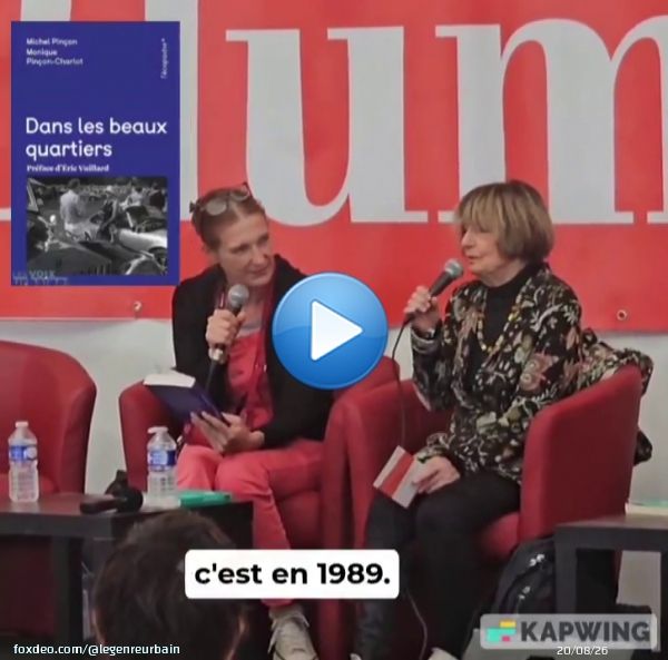 Merci à @eugenie_B pour ce formidable entretien avec Monique Pinçon-Charlot sur les riches et la planète et un ENORME merci pour l'éclairage sur notre livre co-édité par Les voix urbaines et @Ruedelechiquier