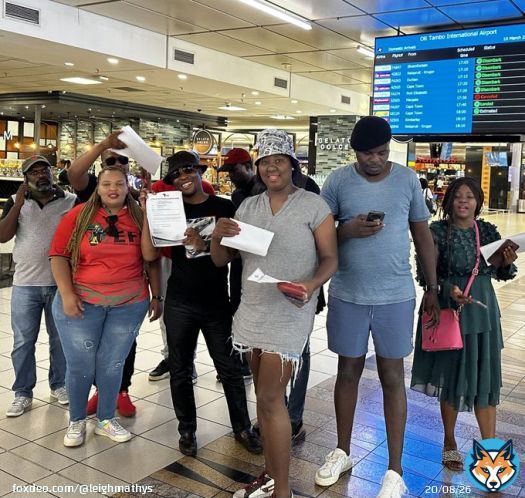 OR Tambo International Airport has been personally served the Notice Of The #NationalShutdown &hellip; it includes all airlines, shops, banks, security & cleaning companies.   Please let your people know not to fly into SA on the 20th March
