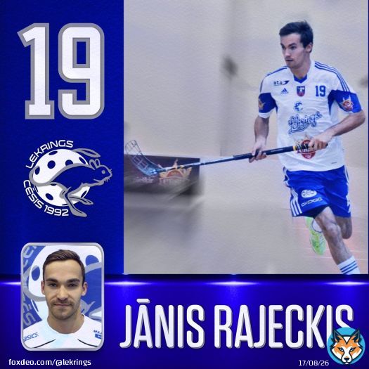 Pēc trīs sezonām Šveices Elites līgā mājās atgriežas aizsargs Jānis Rajeckis! Ar atgriešanos Cēsīs, @Janis_Ra!