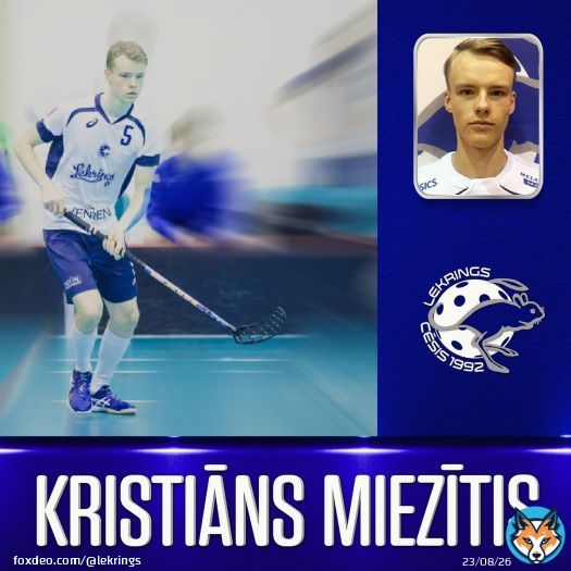 Komandā atgriežas Kristiāns Miezītis! Ar atgriešanos, @KMiezitis! #Lekrings